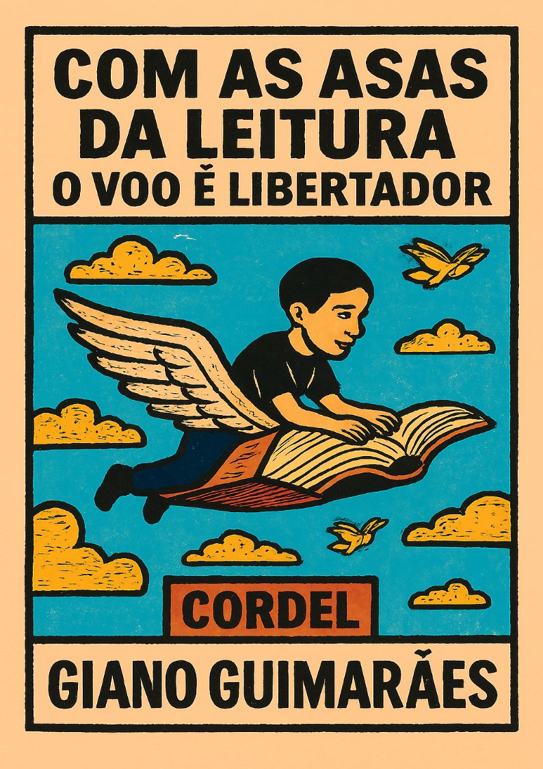Com as asas da leitura o voo é libertador